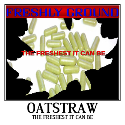 OATSTRAW GREEN Fresh Powder The Freshest It Can Be Silica 100 Veg Capsules