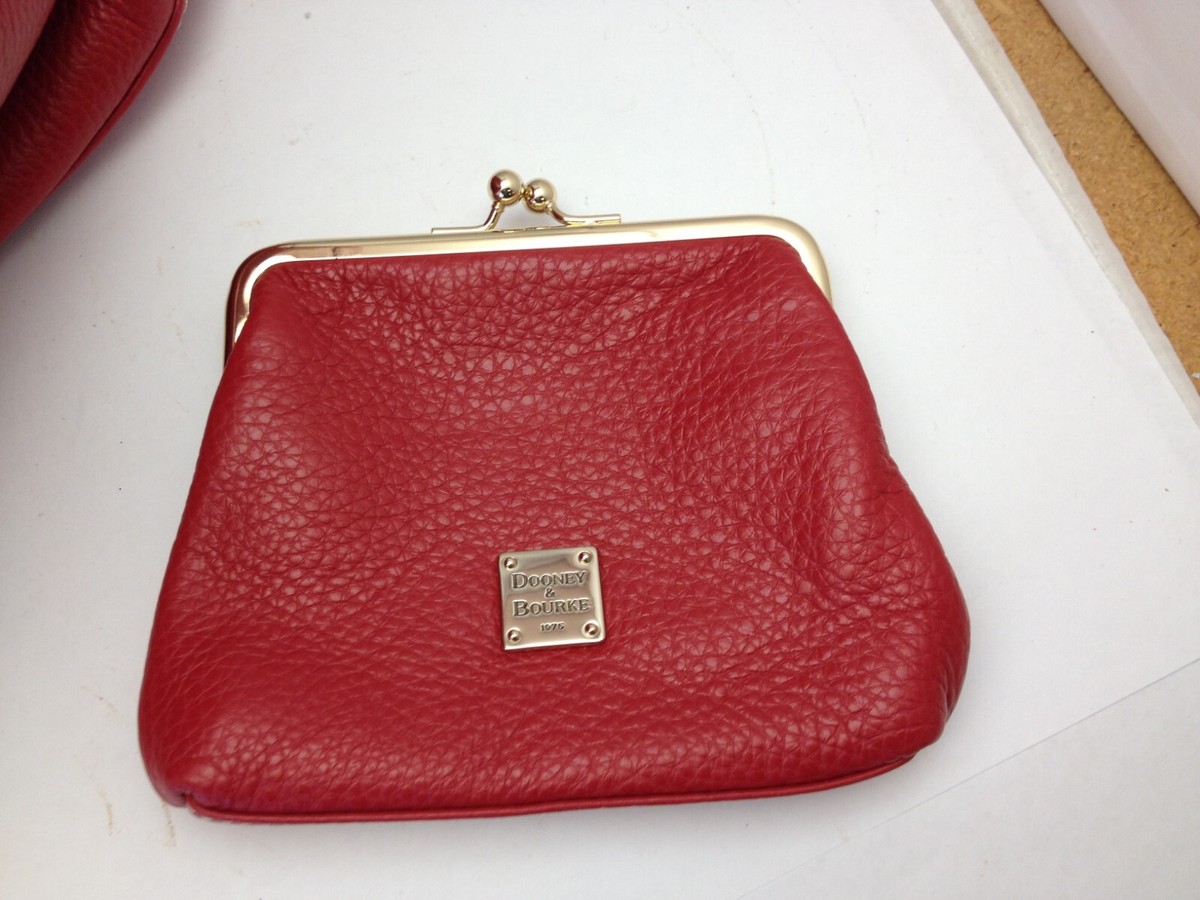 Dooney Bourke Extra Large Logo Lock Hobo Bag Red Pebble Dooney Bourke Extra Large Logo Lock Hobo Bag Red Pebble