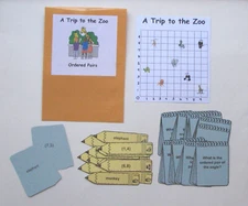 Teacher Made Math Center Elementary Learning Resource Game Ordered Pairs