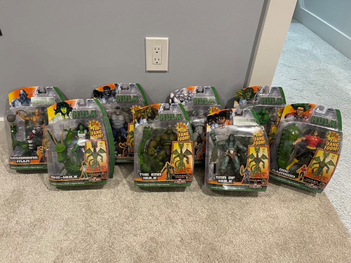 Hasbro MARVEL LEGENDS HULK vs. FIN FANG FOOM BAF set MIP