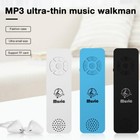 MP3 Player Ultra Thin Listen Music Mini Portable Gift USB Rechargeble Student