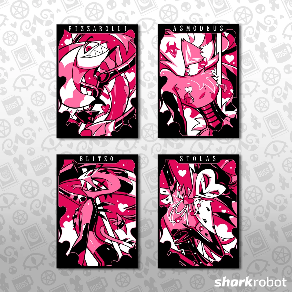 Helluva Boss Valentines 2025 Metal Card Set Wave 1 Blitzo