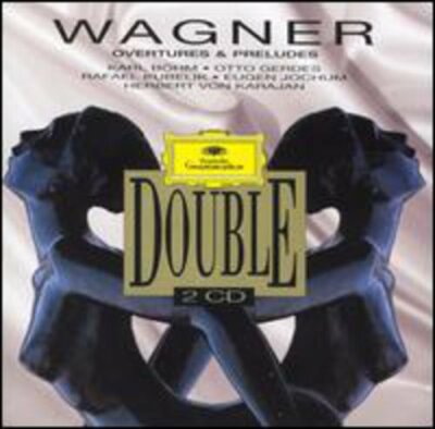 Wagner: Overture & Preludes DG 2 CDs- Various Artists- Very Good Condition