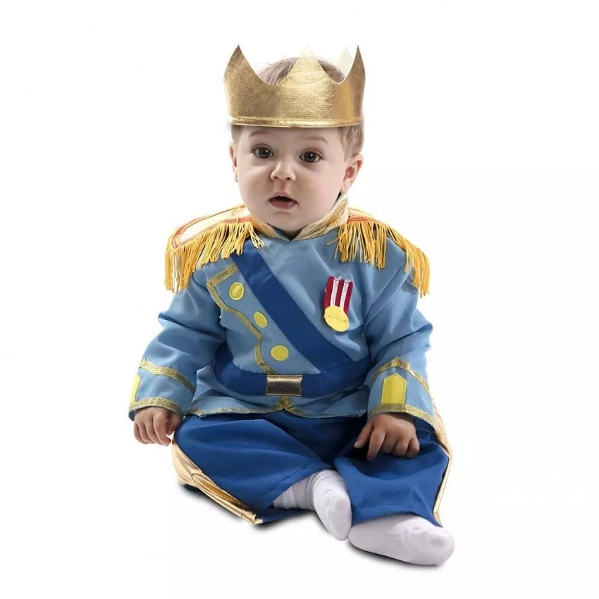 CARNEVALE HALLOWEEN VESTITO PRINCIPE AZZURRO PRINCE PRIMA INFANZIA NEONATO  FYASA