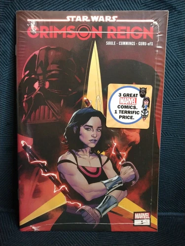 STAR WARS: CRIMSON REIGN #1 (2022) SEALED Exclusive Walmart 3 Pack Comics