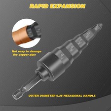 Manual Pipe Swage Expander Drill Bit Electric Tube Expander Tool 1/4" 3/8" 1/2"
