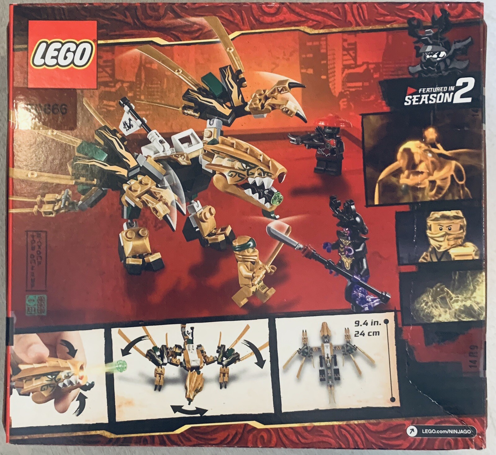 lego ninjago golden dragon 2019