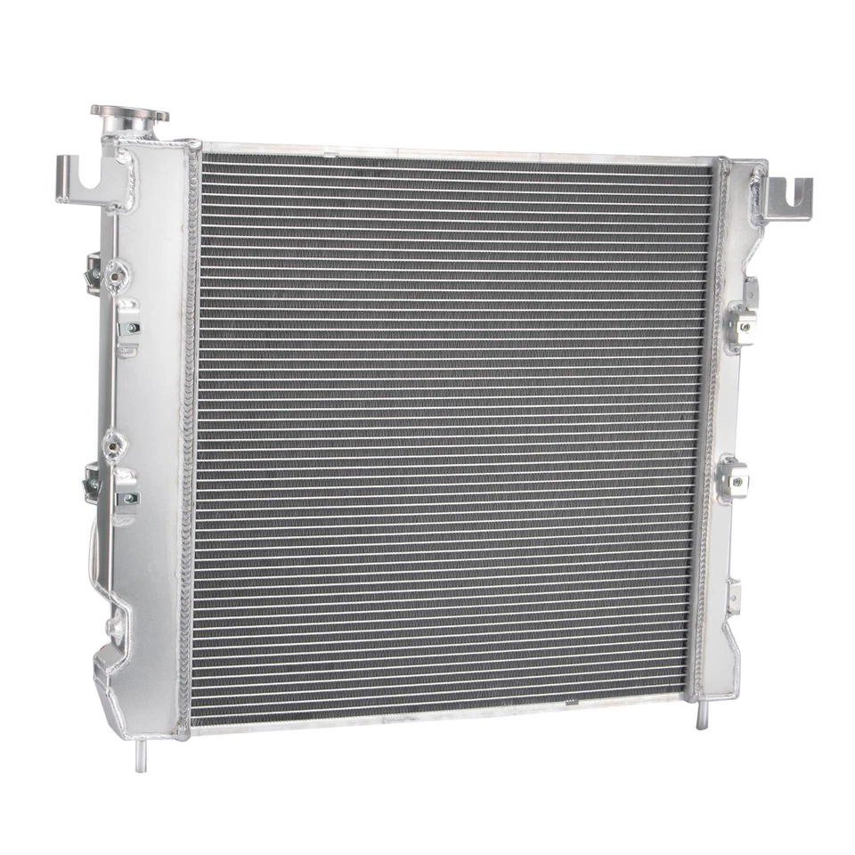 3 Row Radiator+Shroud Fan For 97-00 1998 Dodge Dakota Durango 3.9L 5.2L 5.9L AT Foto 4 de 4