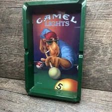 VTG 1992 Ashtray Joe Cool Camel Lights Pool Table Smoking & Tobacco X1 #1