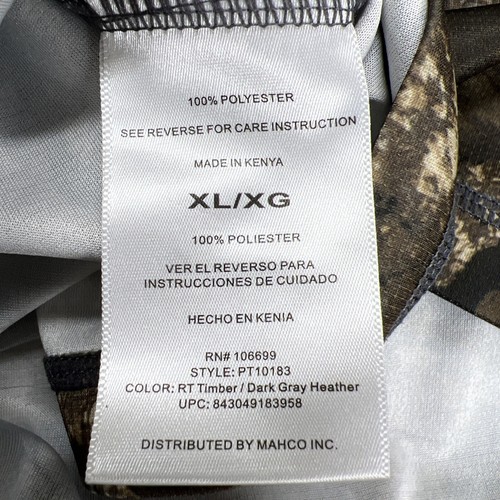 Habit Realtree Timber1/4 Zip Performance Layer Long Sleeve Shirt Men’s Size XL - Picture 7 of 9
