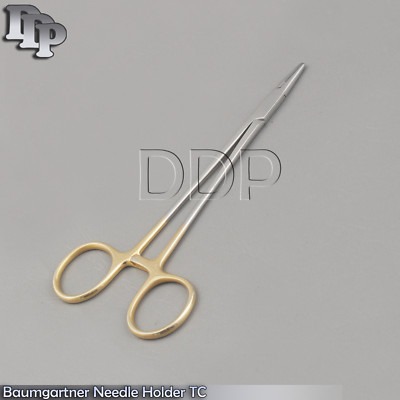 Baumgartner Needle Holder T.C 5.5'' (14 Cm) Scissors & Needle Holder