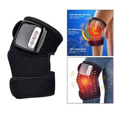 Rechargeable Hot Compress Joint Care Wrap Cordless Vibration Knee Pad Massager