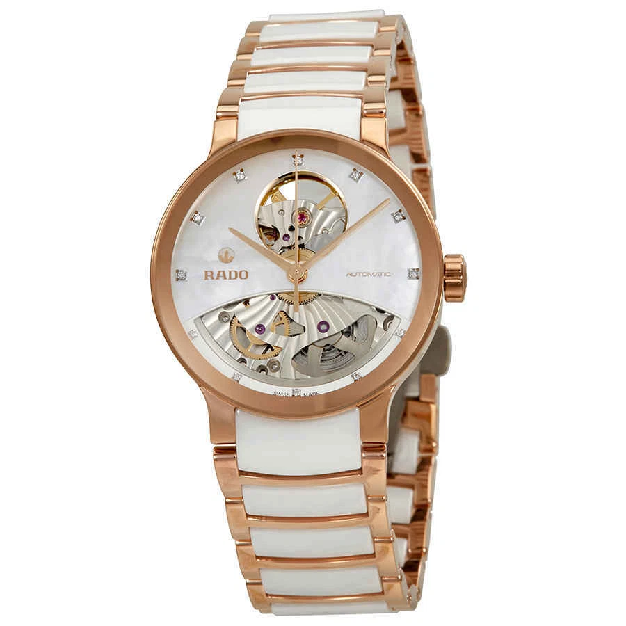 Rado Centrix Open Heart MOP Dial Automatic Ladies Watch R30248902