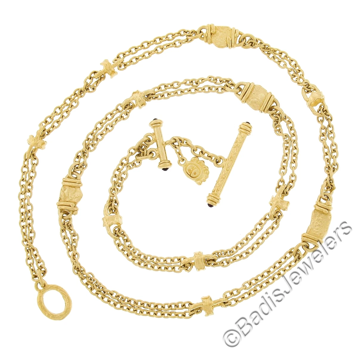 Denise Roberge 22K Gold Ancient Station Cable Link 30