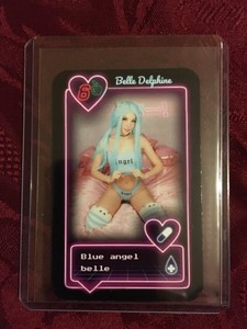 Belle Delphine Collectible Trading Card Blue Angel Belle Ebay