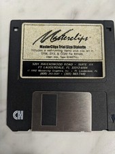 VINTAGE IBM PC DISK MASTERCLIPS TRIAL SIZE DI...