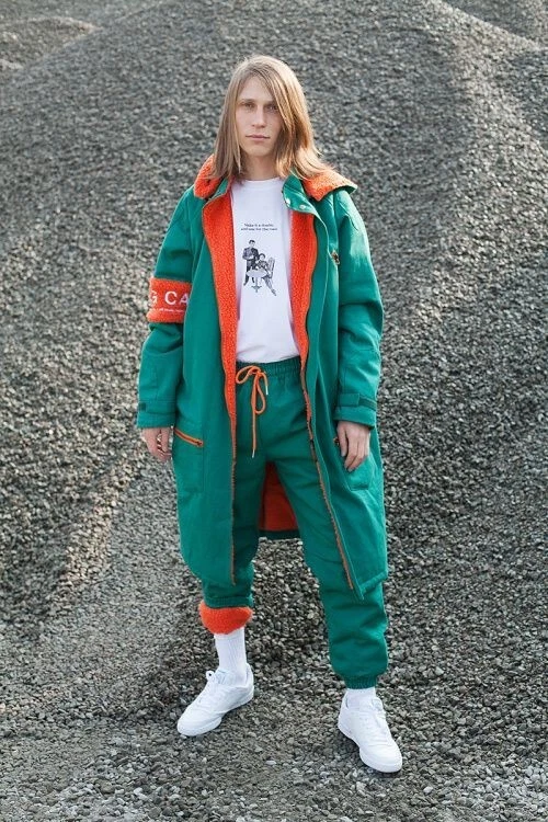 Rare veste parka toile Sherpa automne/hiver Bryce Barnes 2016 vêtements de sport suprême
