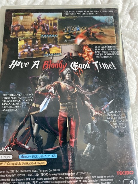 UNDEAD KNIGHTS JAP psp - Collection
