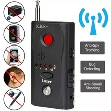 CC308+ RF detector Anti-spy Detector Camera GSM Audio Bug GPS Finder Scanner US