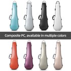 Advance High Quality Composite PC Triangular Violin Case with Key Lock 4/4 Size