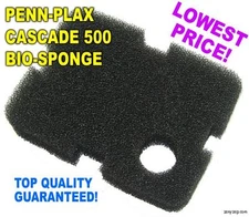 Cascade 500 Bio-Sponge Penn-Plax Filter Foam Replacement- 12 Pack