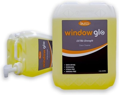 Burco Window Glo Glass and Multi-Purpose Cleaner (5 640 Fl Oz (Pack of 1) 