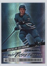 2024 Upper Deck Credentials Debut Ticket Access /999 Macklin Celebrini #111 1p21