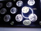 1942-1945 WWII "GEM" UNCIRCULATED JEFFERSON WARTIME 35% SILVER NICKEL COIN SET.! — photo 7