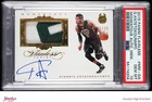 2015-16 Flawless Giannis Antetokounmpo GAME-USED PATCH ON CARD AUTO /25 PSA 10