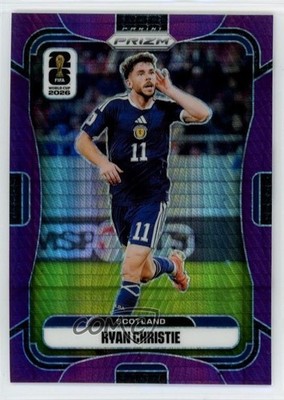 2026 Panini Prizm FIFA World Cup Purple Hyper /299 Ryan Christie #390 1bi3