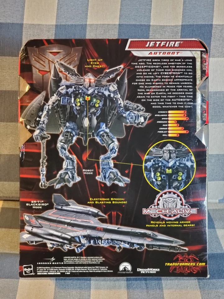 Figura de acción Transformers Jetfire Revenge of the Fallen Leader Class sellada Foto 2 de 4