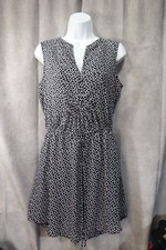 Gap Women's Blue Floral Print Sleeveless Knee Length Tank Dress Size Small