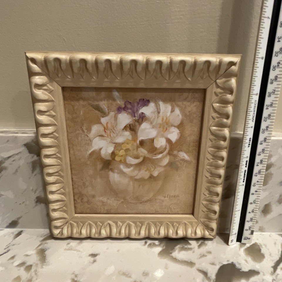 Neutral Roses Printable Albena Floral Still Life Art Print Set of 2 Framed Small Portrait | eBay