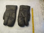 WW2 US Navy Leather Pilot/Gunners Style Gloves large size marked USN — photo 5