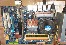 GA-X48-DS4 Intel Core 2 Duo E8200 CPU 2.66 GHz Cooler, Fan and Back Shield