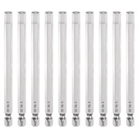 "10 StüCk Flache Sechskant-Bits 6Mm (H6) 1/4\" FüR 4\" Magnet-Bits"