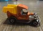 Vintage Hot Wheels 1977 Orange A Truckin Dump Truck Hong Kong