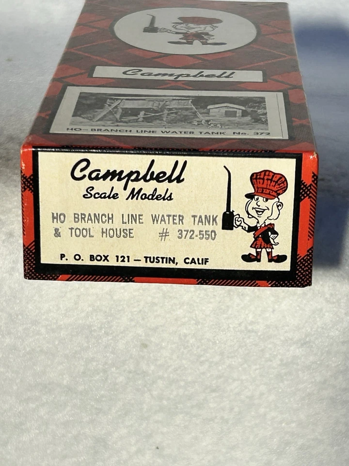 Campbell HO Scale Models, Branch Line Water Tank Craftsman Kit - Image 2 of 3