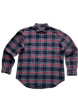 Ralph Lauren Herren Langarm SlimFit Button-Down Hemd kariert XL mehrfarbig - Bild 1 von 4