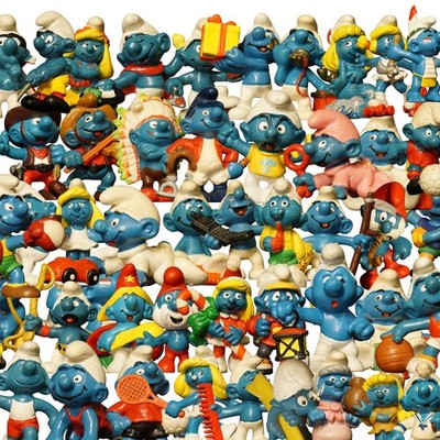 Schleich Schlümpfe Schlumpf Smurf Konvolut Sammlung Set Frau Mann Familie Menge