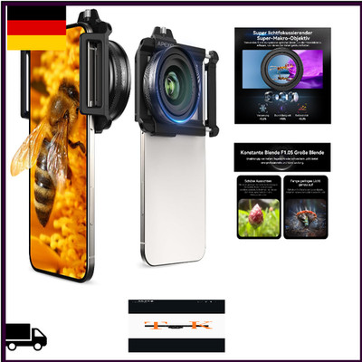 APEXEL ZM100 Handy Makroobjektiv F1 05 20X Ver