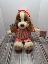Sad Sam Pajamas Plush Vintage 1980s Applause Giordano Winter Wishes 7.5 inch