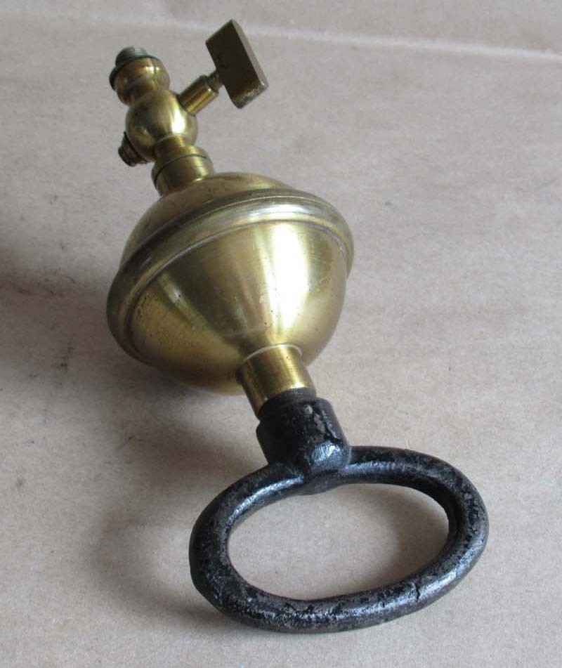 ANTIQUE TECHNICAL INSTRUMENT DEVICE MAGDEBURG HEMISPHERES DEMOSTRATION VACUUM