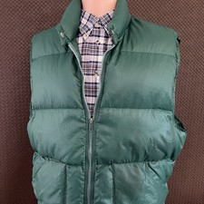Vintage Styled By Jones Goose Down Puffer Jacket Vest Men's XL Made In USA 1970s