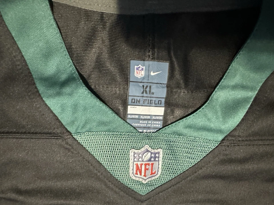 Camiseta deportiva negra Nike Youth XL Cooper DeJean Philadelphia Eagles talla XLarge nueva con etiquetas Foto 2 de 3