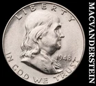 1948-D Franklin Half Dollar-Choice Gem Brilliant Unc ++++ No Reserve #G9851