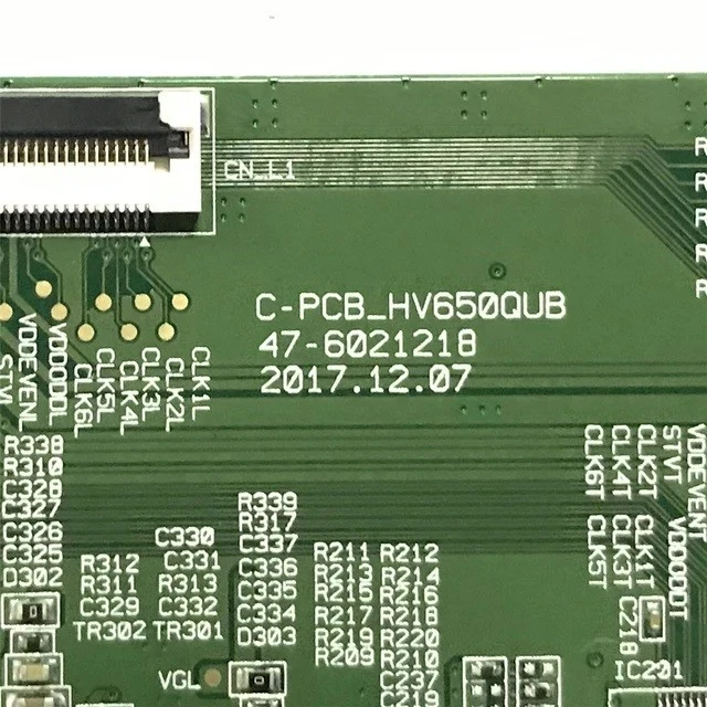 Hisense 65R6E / Sharp LC-65Q6020U Vizio T-Con Board (HV650QUBF90) 47-6021218 - Image 2 of 2