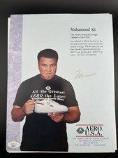 Muhammad Ali Signed Autographed Inscribed GOLD INK 11x14 Photo JSA LOA
