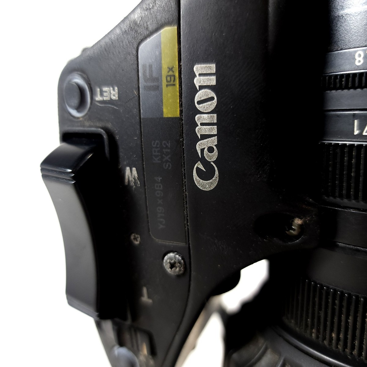 Canon BCTVズームレンズ、YJ19☓9B 9-171mm 1∶1.8 Canon BCTV Zoom Lens YJ19 9B 9-171mm 1 1.8 | eBay
