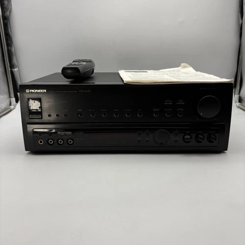 Vintage Pioneer VSX-605S Stereo Receiver + Remote Manual Tested Works Great